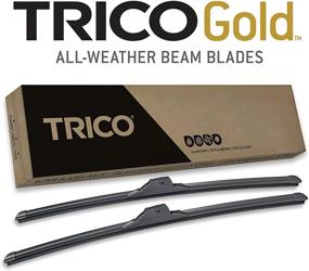 img 4 attached to TRICO Gold 22 &amp; 19 Inch Pack of 2 Replacement Windshield Wiper Blades | Automotive (18-2219)