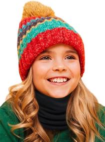 img 3 attached to ❄️ Аксессуары для суровой погоды: Теплая шейная муфта для детей от Tough Headwear для мальчиков