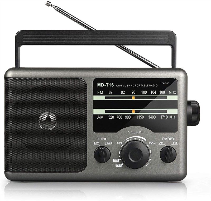 portable transistor earphone operated batteries 로고