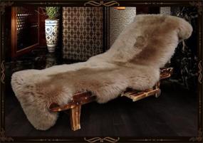 img 3 attached to Genuine Luxury Natural Sheepskin Rug
