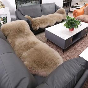 img 2 attached to Genuine Luxury Natural Sheepskin Rug