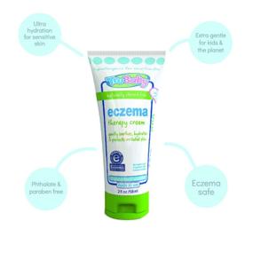 img 1 attached to 🌿 TruBaby Soothing Skin (Eczema) Cream for Baby, Relieves &amp; Protects Dry, Itchy Skin, Safe for Sensitive Skin, Hydration and Moisturizing Cream for Babies, Unscented, All Natural Ingredients - 2 fl oz