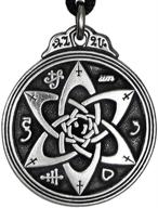 🔮 pewter talisman pendant: empowering poets, writers, and actors with a pentacle - 1.25 inch diameter logo