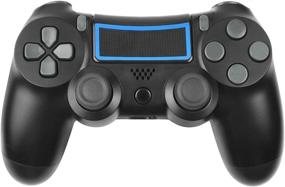 img 4 attached to 🎮 Premium Black Wireless Controller for PS4 with Built-in Speaker & Multi-Touch Touch Pad - Compatible with P-S4, PC, Windows, iPhone, Android