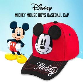 img 3 attached to 🐭 Mickey Mouse Dimensional Baseball Accessories for Boys from Disney