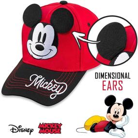 img 1 attached to 🐭 Mickey Mouse Dimensional Baseball Accessories for Boys from Disney