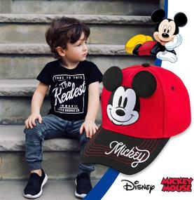 img 2 attached to 🐭 Mickey Mouse Dimensional Baseball Accessories for Boys from Disney