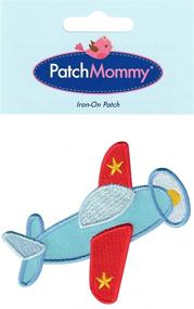 img 1 attached to ✈️ Airplane Patch Plane by PatchMommy: Iron On/Sew On Appliques for Kids and Children