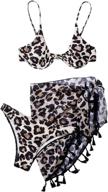 👙 leopard underwire swimsuit for women by shein: women's clothing, swimsuits & cover-ups logo