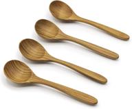 🥄 faay teak soup spoons: round wooden tableware and flatware handmade with high moisture-resistant teak - healthy and eco-friendly utensils logo