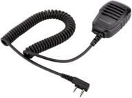 🎧 rugged compact speaker mic with reinforced cable for kenwood radios nx-220 nx-320 tk-2160 tk-2170 tk-2212 tk-2302 tk-2312 tk-2360 tk-2402 tk-3160 tk-3170 tk-3230 tk-3312 tk-3360 tk-3402 - shoulder microphone logo