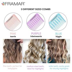 img 3 attached to Framar Dreamweaver Highlight Comb Set