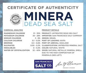 img 1 attached to 🌊 Minera Dead Sea Salt 19 lbs. Coarse - 100% Pure & Certified. Effective Natural Remedy for Psoriasis, Eczema, Acne & More