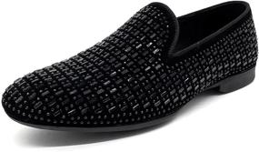 img 4 attached to 👞 CMM Wedding Men's Loafers - Smoking Slipper Style in Slip-Ons & Loafers