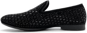 img 3 attached to 👞 CMM Wedding Men's Loafers - Smoking Slipper Style in Slip-Ons & Loafers