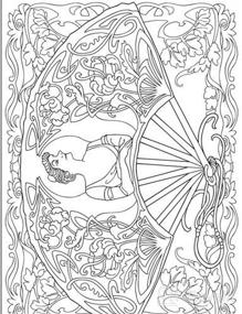 img 3 attached to 🎨 Exquisite Vintage Hand Fans Coloring Book: A Creative Haven for Artistic Expression