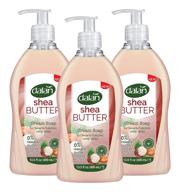 🧼 dalan shea butter cream liquid hand soap - ultra moisturizing for normal and dry hands - fresh, clean, and soft feeling - pack of 3 (13.5 fl oz / 400 ml) logo