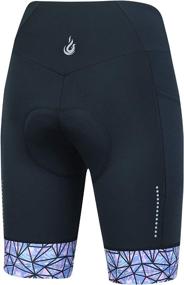 img 2 attached to 🚴 beroy Women Cycling Shorts: 4D Gel Padded, Breathable & High Waist Bike Shorts with Pockets