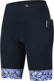 img 4 attached to 🚴 beroy Women Cycling Shorts: 4D Gel Padded, Breathable & High Waist Bike Shorts with Pockets