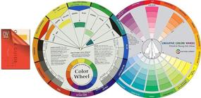 img 3 attached to 🎨 Color Mixing Guides: 9-1/4'' Color Wheel and Creative Color Wheel with Color Sectors Depicting Color Relationships