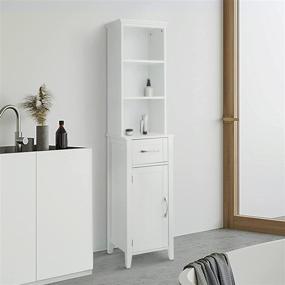 img 3 attached to 🏢 Organization Made Elegant: Teamson Home Newport Linen Storage in White