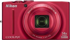 img 4 attached to 📷 Nikon COOLPIX S8200 16.1 MP Digital Camera with 14x Optical Zoom NIKKOR Lens, Full HD Video - Red