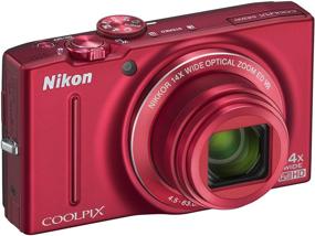 img 2 attached to 📷 Nikon COOLPIX S8200 16.1 MP Digital Camera with 14x Optical Zoom NIKKOR Lens, Full HD Video - Red