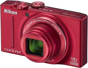 img 3 attached to 📷 Nikon COOLPIX S8200 16.1 MP Digital Camera with 14x Optical Zoom NIKKOR Lens, Full HD Video - Red