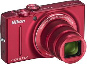 img 1 attached to 📷 Nikon COOLPIX S8200 16.1 MP Digital Camera with 14x Optical Zoom NIKKOR Lens, Full HD Video - Red