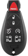 🔑 scitoo 7 button keyless entry remote key fob for grand caravan 2008-2014, routa 2009-2012, fcc iyz-c01c m3n5wy783x (1pc) logo