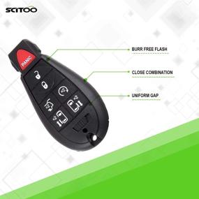 img 3 attached to 🔑 SCITOO 7 Button Keyless Entry Remote Key Fob for Grand Caravan 2008-2014, Routa 2009-2012, FCC IYZ-C01C M3N5WY783X (1pc)