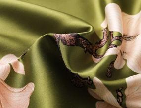 img 1 attached to 🌸 Exquisite Floral Satin Kimono Robe: Luxurious Sleepwear & Bachelorette Cover Up