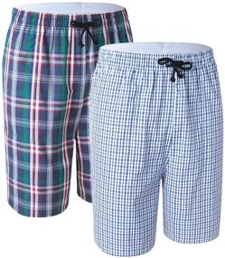 img 4 attached to Pajama Sleep Shorts Lounge X Large Men's Clothing