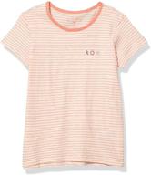 roxy little t shirt walker stripes logo