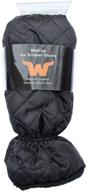 🧤 efficient wildcow ice scraper mitt glove for car – black, soft and thick, windshield snow scraper mitten logo