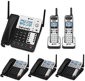 img 4 attached to 📞 AT&T SynJ 4-Line Business Phone System: Boost Productivity with 3 Cordless Desksets & 1 Cordless Handset