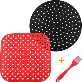 img 4 attached to Pieces Reusable Liners Non Stick Silicone