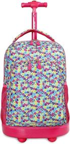 img 4 attached to 🌎 World New York Rolling Backpack: A Perfect Blend of Style and Function for Kids and Backpack Lovers