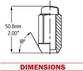 img 3 attached to 🔩 Качественные хромированные гайки для пикапов - Chevy Silverado, GMC Sierra, Ford F150 и др. - 24 штуки