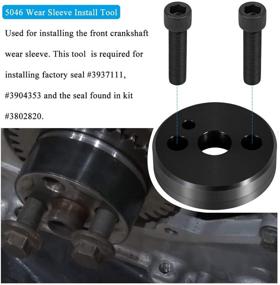 img 2 attached to 5046 Crankshaft Wear Sleeve & 1338 Front Cover Crankshaft Seal Tools - Perfect for Cummins 3.9L 5.9L 6.7L Engine Installation