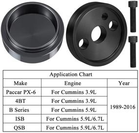 img 3 attached to 5046 Crankshaft Wear Sleeve & 1338 Front Cover Crankshaft Seal Tools - Perfect for Cummins 3.9L 5.9L 6.7L Engine Installation