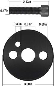 img 1 attached to 5046 Crankshaft Wear Sleeve & 1338 Front Cover Crankshaft Seal Tools - Perfect for Cummins 3.9L 5.9L 6.7L Engine Installation