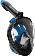 🤿 g2rise sn01 full face snorkel mask: detachable mount, anti-fog, foldable design - perfect for adults, kids, men & women! logo