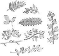 🍃 metal leaf cutting dies stencil template molds for card making, scrapbooking, and diy décor crafts logo