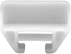 img 2 attached to 🗄️ Prime-Line Products R 7221 Drawer Track Guide and Glides, Pack of 2, White, 2-7/16-inch