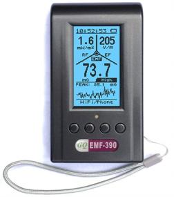 img 2 attached to 📶 Enhanced EMF Meter: GQ EMF-390 - A 3-in-1 Detector for EMF, ELF, RF Measurements, 5G Cell Tower, Smart Meters, WiFi Signals - RF Detecting Capability up to 10GHz with Data Logging and 2.5GHz Spectrum Analysis