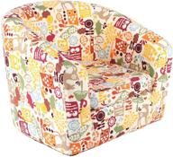 emall life kid's armchair: upgraded owl cartoon sofa with wooden frame for children's comfort logo