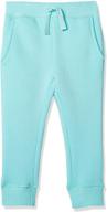 amazon essentials fleece jogger heather girls' clothing: stylish and comfortable pants & capris logo