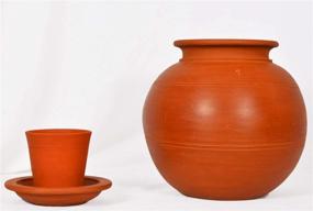 img 2 attached to 🏺 Discover the Exquisite Charm of Village Decor Handmade Earthen Water Vessels