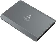 aiolo 2,5-дюймовый портативный внешний жесткий диск емкостью 1 тб с usb3.0: пк, mac, настольный компьютер, ноутбук, macbook, chromebook, xbox one, xbox 360, ps4 (темно-серый) логотип